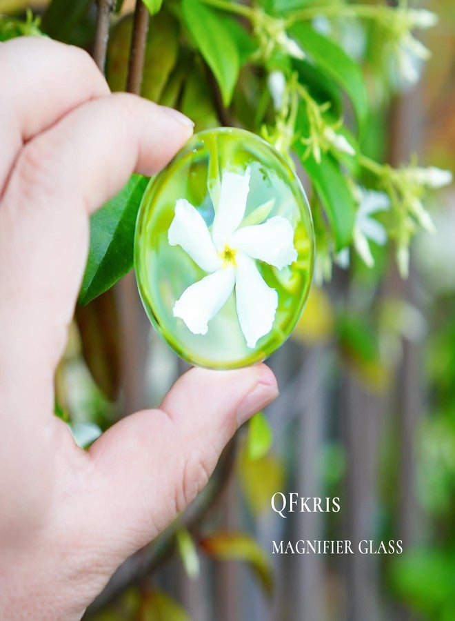 QFkris مجموعة عدسات مكبرة على شكل قبة كريستالية من QFkris، 4 قطع، مقاس 1.9 بوصة، عدسات محدبة شفافة خالية من التشويش، مثالية لفصول الفيزياء، ديكور المنزل، هدايا التخرج - Image 4
